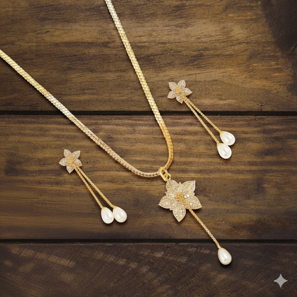 Alloy Gold-plated Gold Jewel Set