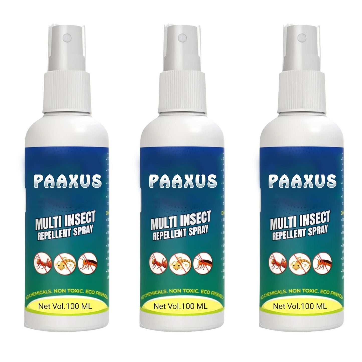 Paaxus Multi Insect Repellent Spray 100Ml (Pack of 3)