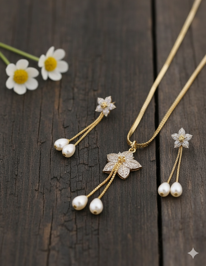 Alloy Gold-plated Gold Jewel Set