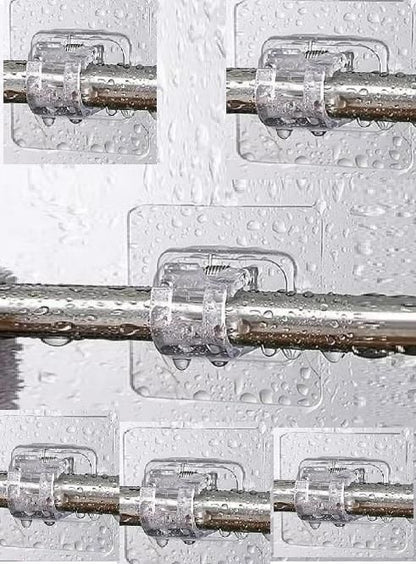 Rods Clips Hook Self Adhesive Pack of 6